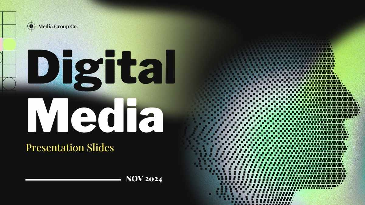 Dark Modern Digital Media Slides Preview