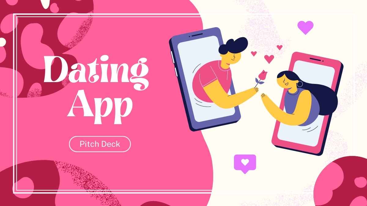 Red Dating App Pitch Deck Preview