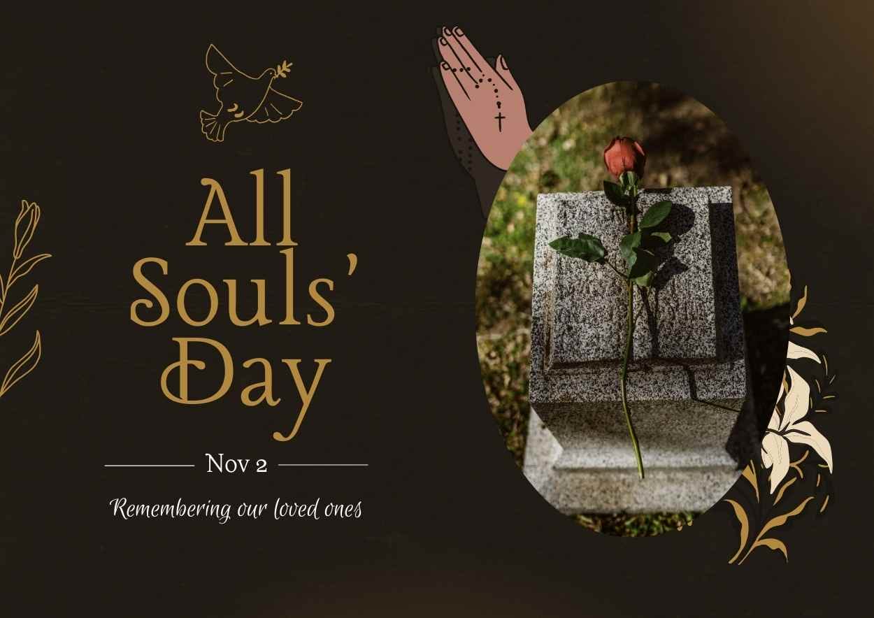 Elegant All Soul’s Day Flyer Poster Preview