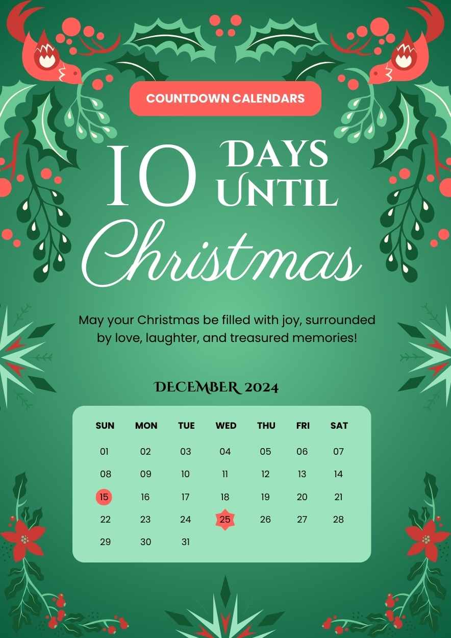 Elegant Christmas Countdown Calendars Preview