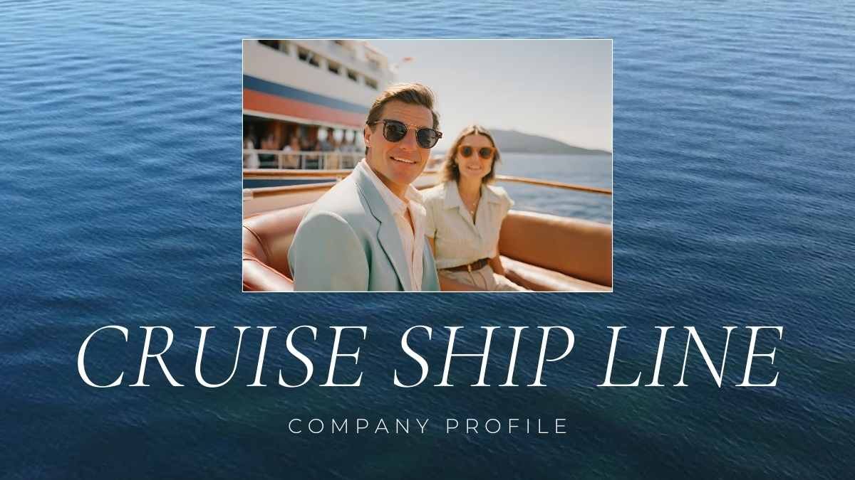 Video Background Cruise Ship Line Company Profile Slides Preview