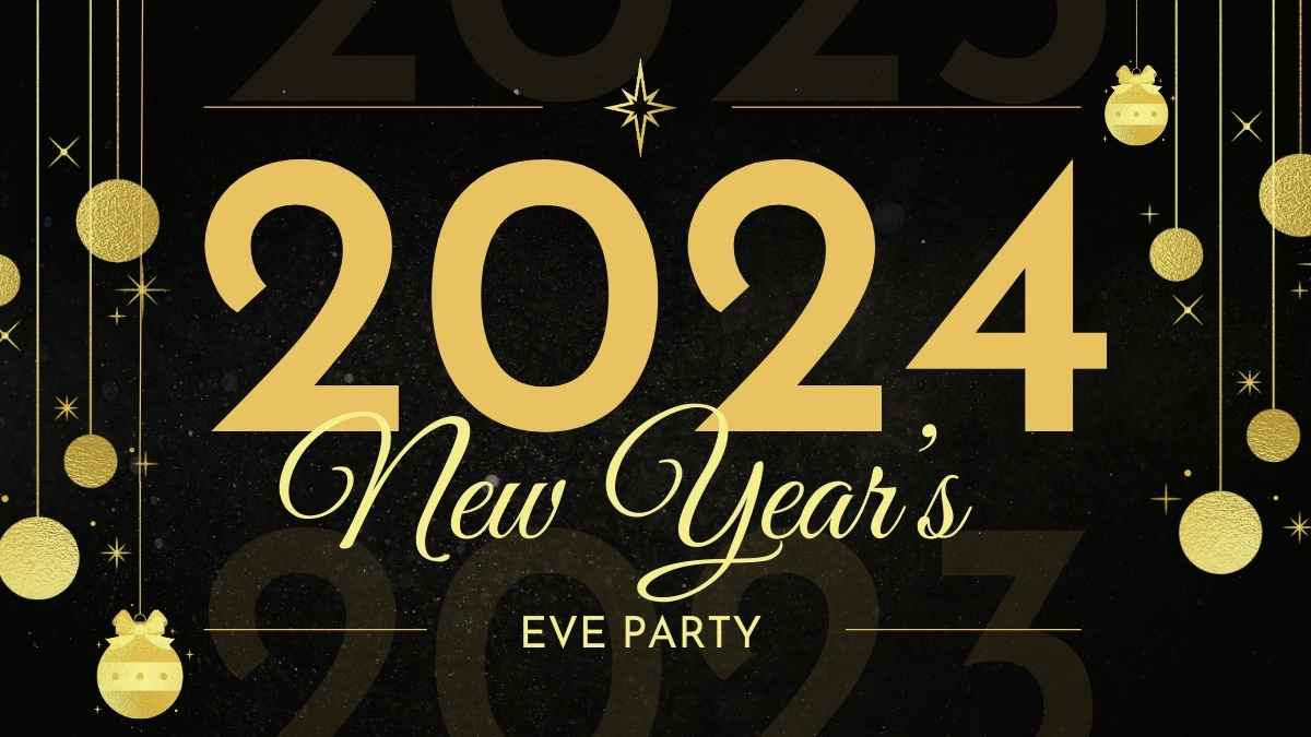 Elegant New Year’s Eve Party Slides Preview