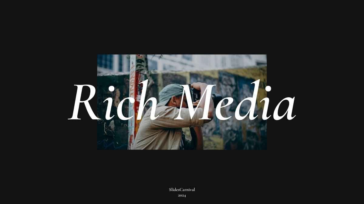 Elegant Rich Media Slides Preview