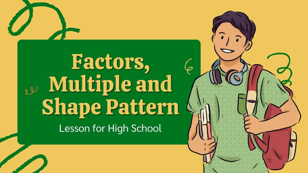 Factors, Multiple and Shape Pattern Math Lesson for High School Preview