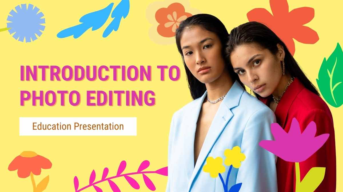 Yellow Floral Introduction to Photo Editing Lesson Preview