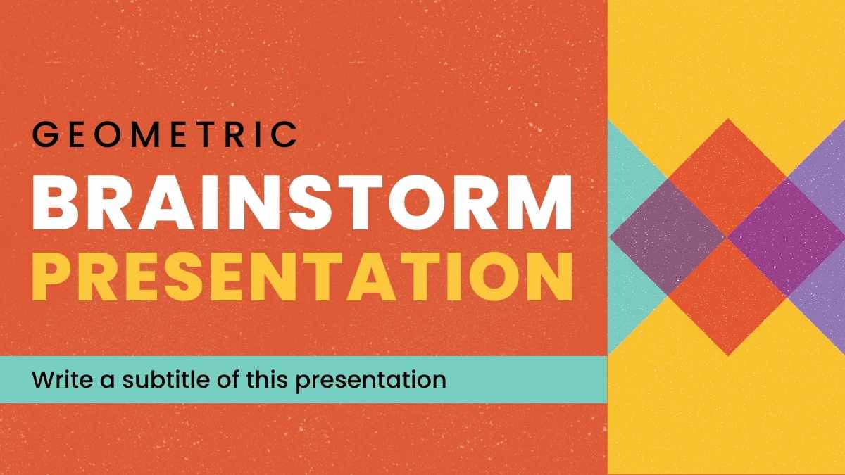 Geometric Brainstorm Slides Preview