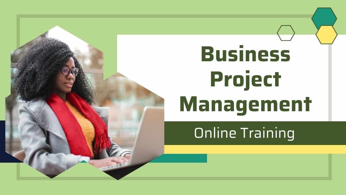 Geometric Business Project Management Online Training Slides Preview