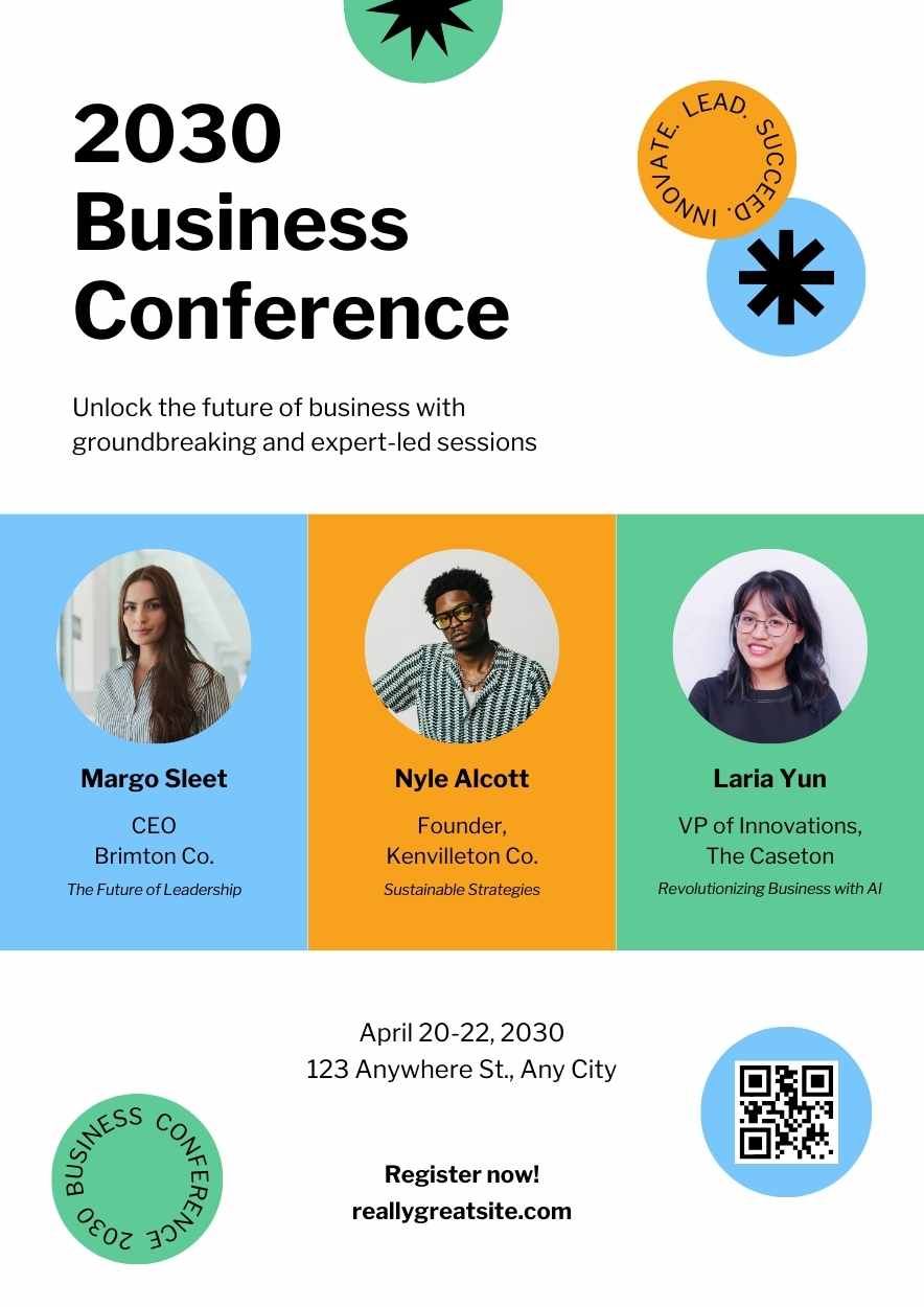 Geometric Conference Poster Preview