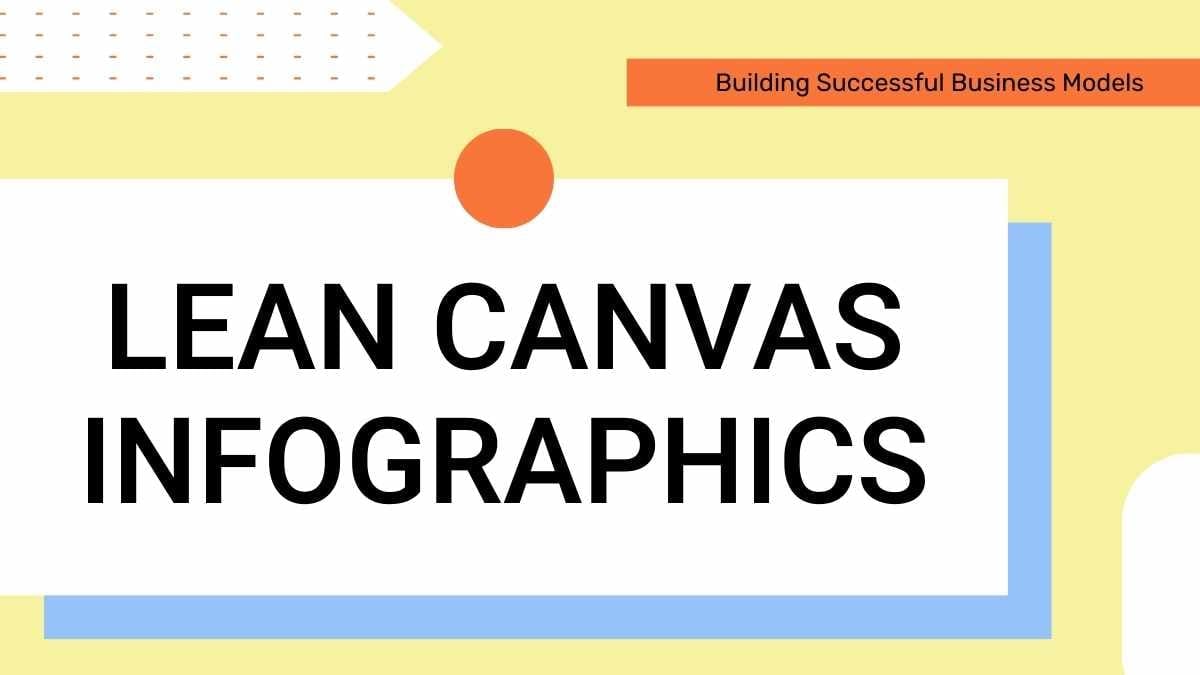 Geometric Lean Canvas Infographics Preview