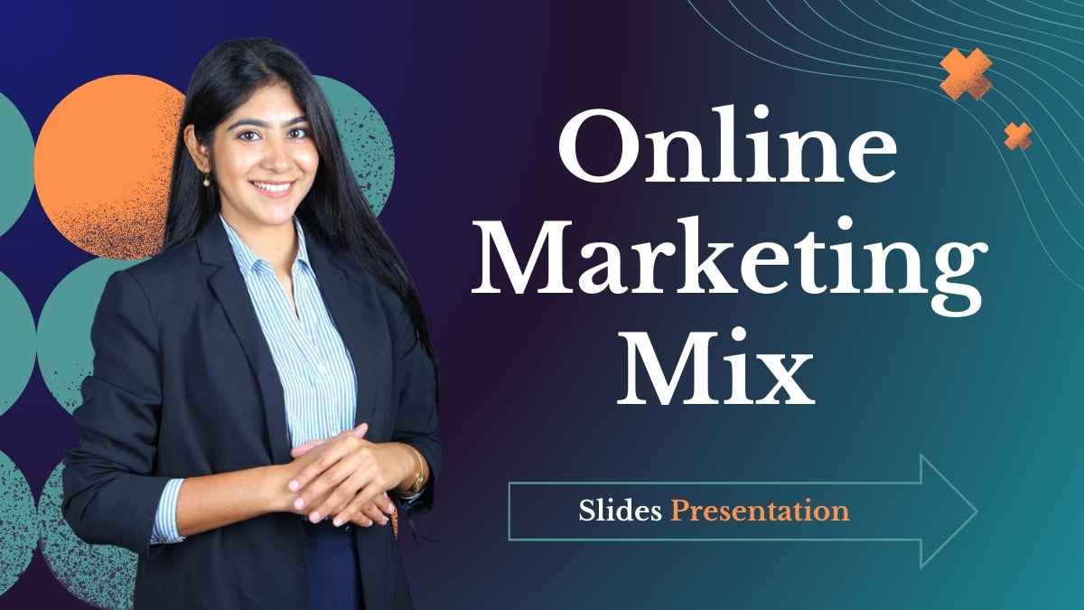 Geometric Online Marketing Mix Slides Preview