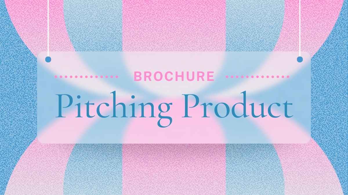 Geometric Pitching Product Brochure Slides Preview