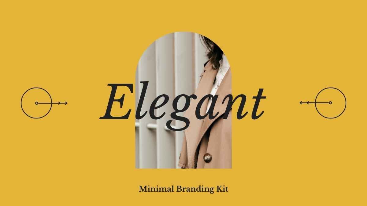 Minimalist Elegant Branding Kit Slides Preview