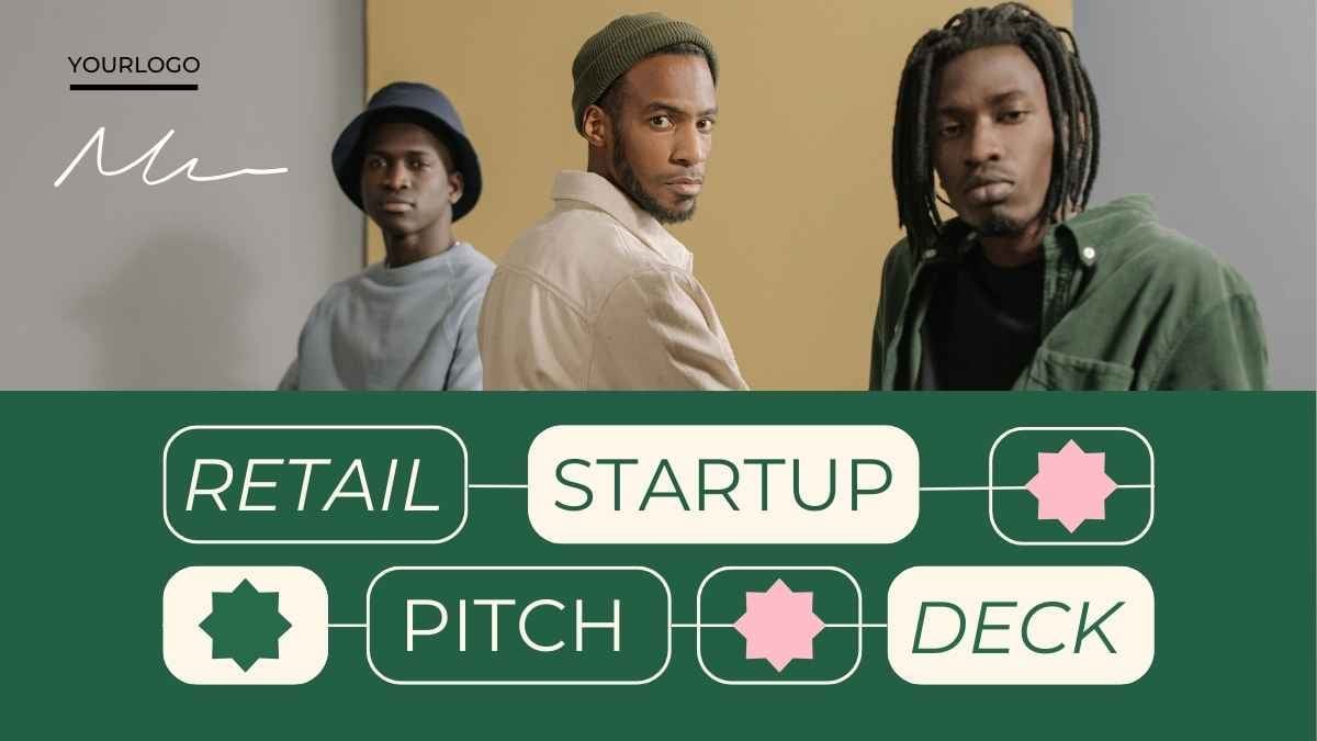 Green and Beige Retail Startup Pitch Deck Preview