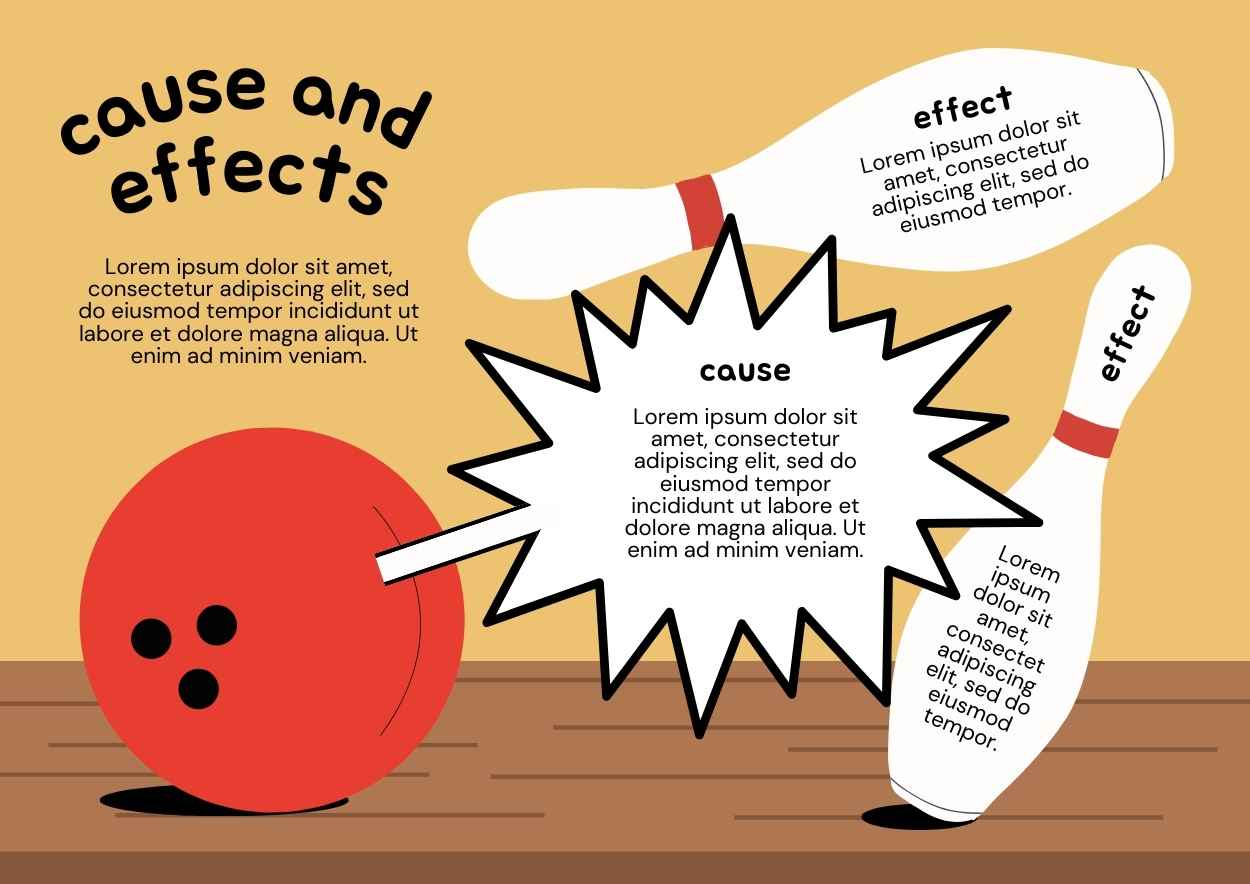 Illustrate Cause and Effect Infographic Slides Preview
