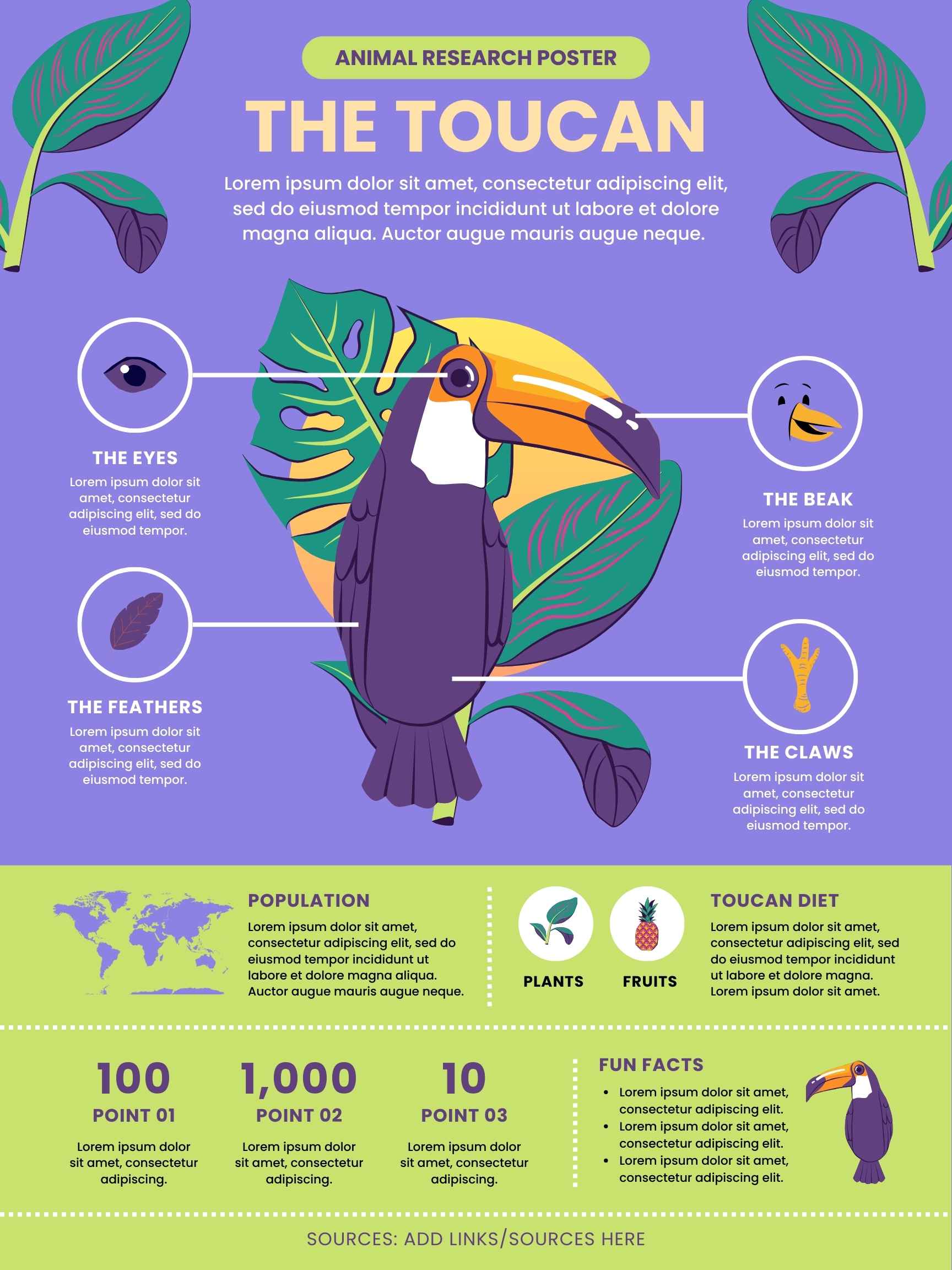 Illustrated Animal Research Poster Preview
