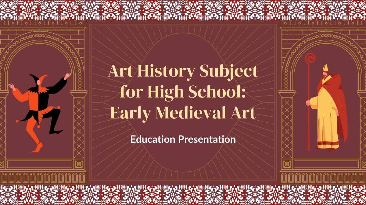 Illustrated Art History Subject: Early Medieval Art Slides Preview