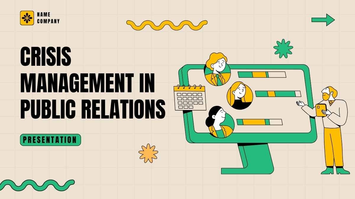 Illustrated Crisis Management In Public Relations Slides Preview