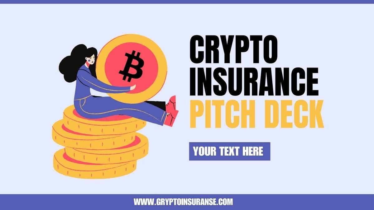 Illustrated Crypto Insurance Pitch Deck Preview