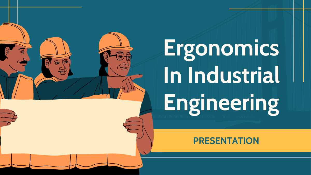 Illustrated Ergonomics In Industrial Engineering Slides Preview
