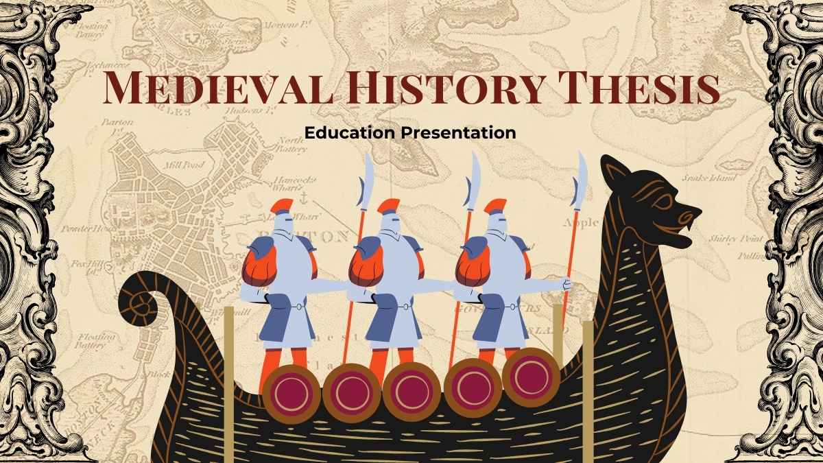 Illustrated Medieval History Thesis Slides Preview
