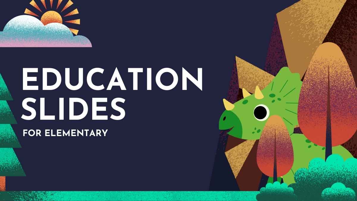 Illustrated Morph Transition Education Background for Elementary Preview