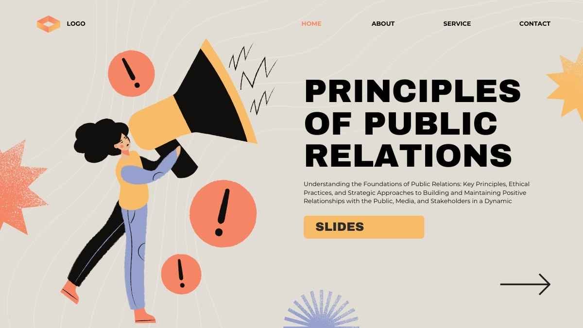 Illustrated Principles of Public Relations Slides Preview