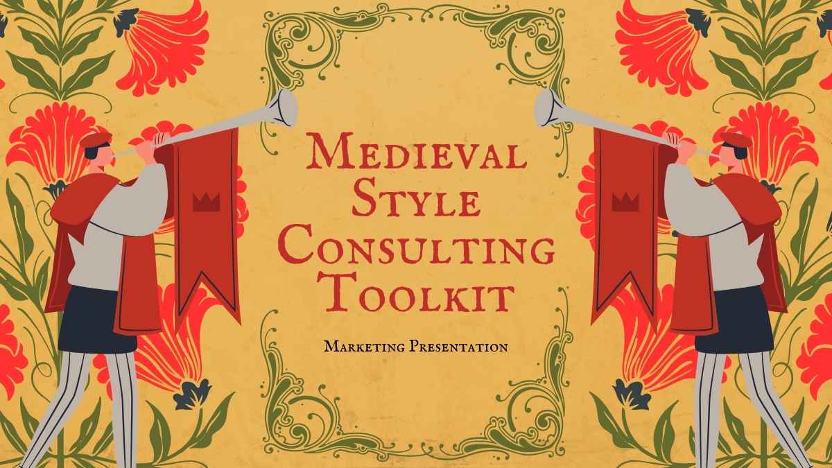 Illustrative Medieval Style Consulting Toolkit Slides Preview