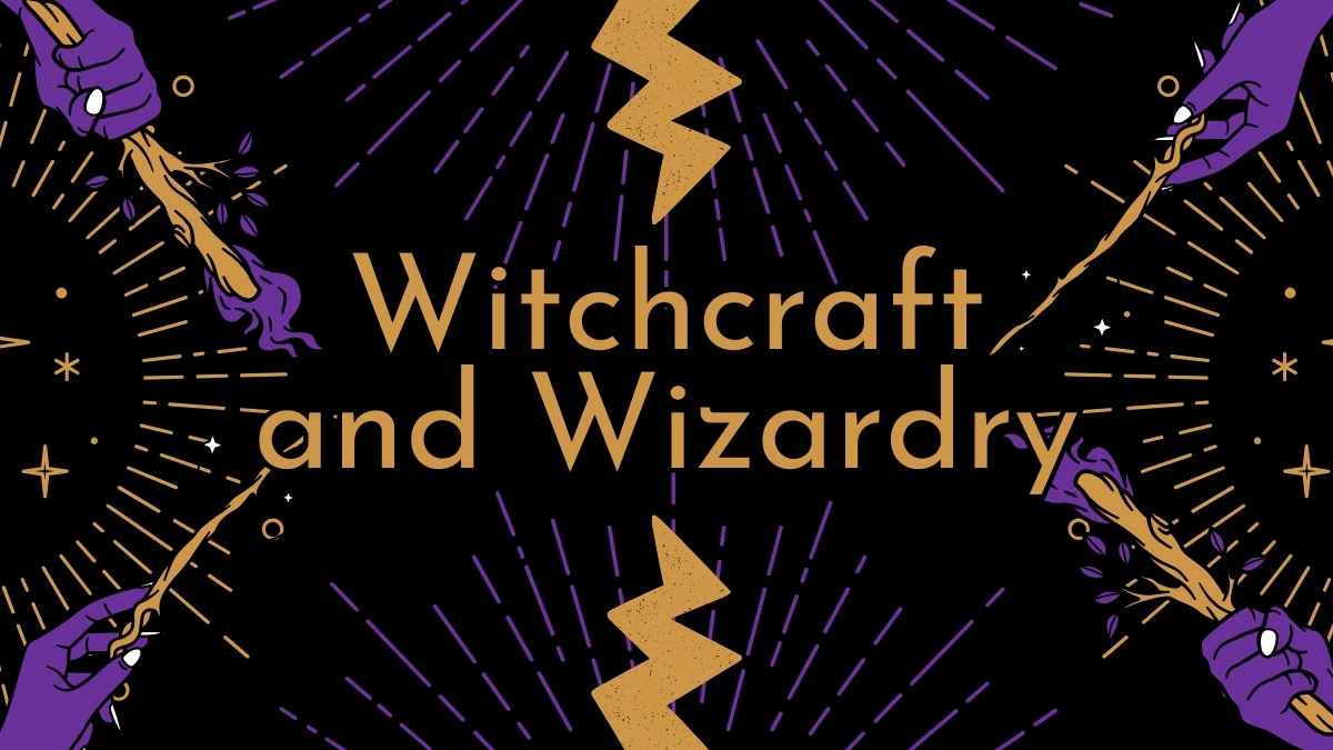 Magical Witchcraft and Wizardry Minitheme Slides Preview