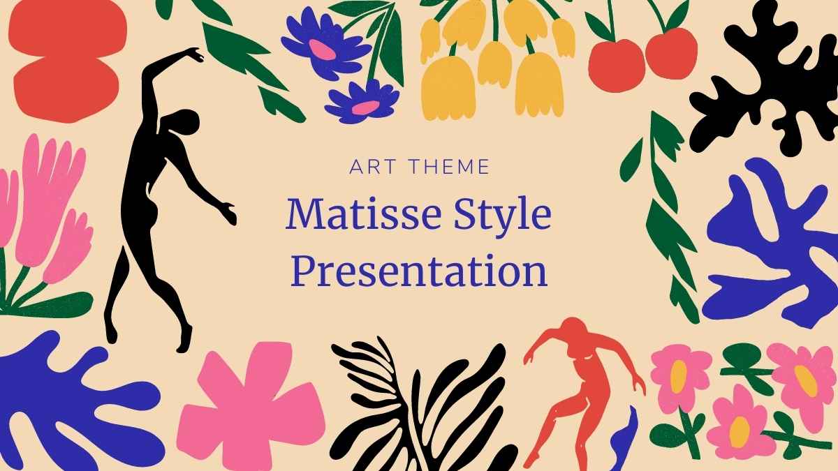 Matisse Art Style Creative Educational Slides Preview