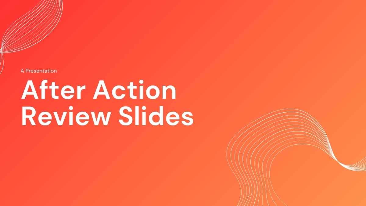 Minimal After Action Review Slides Preview