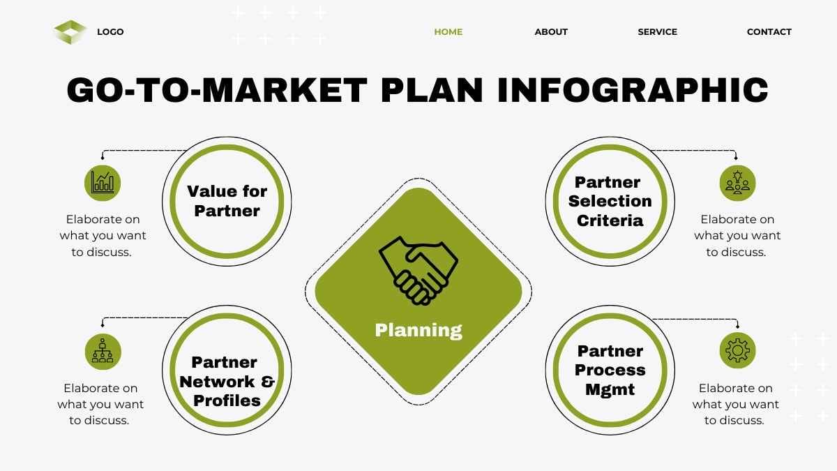 Minimal Go-To-Market Plan Infographic Slides Preview