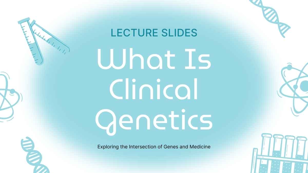 Minimal Gradient What Is Clinical Genetics Slides Preview