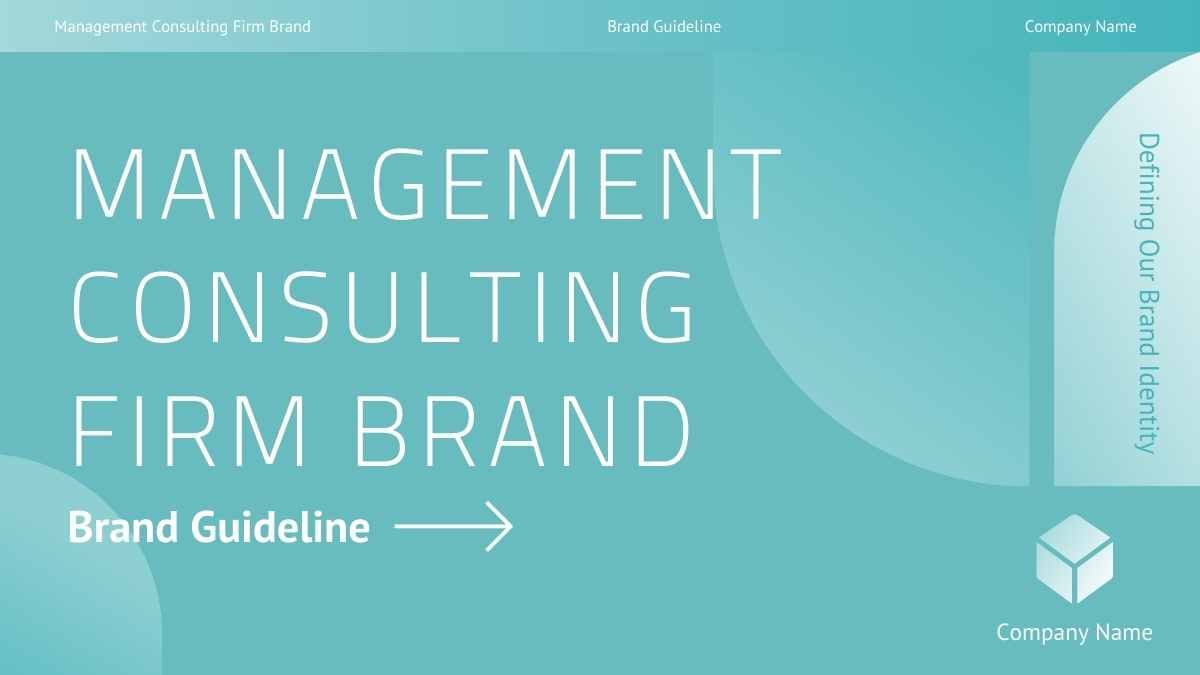 Minimal Professional Management Consulting Firm Brand Slides Preview
