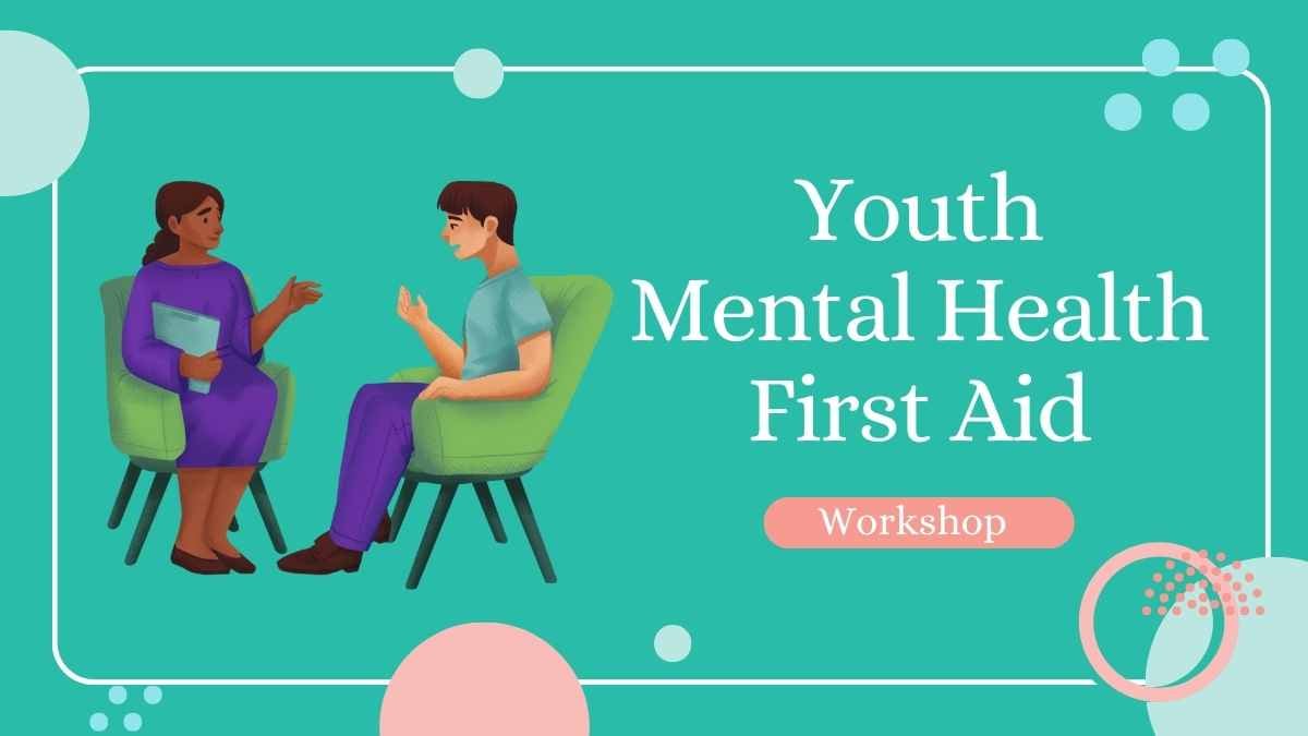 Minimal Youth Mental Health First Aid Workshop Slides Preview