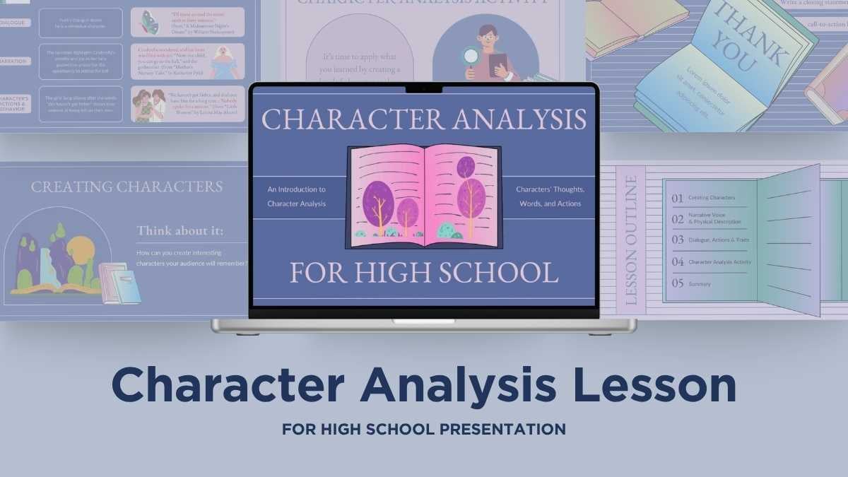 Modern Character Analysis Lesson for High School Preview
