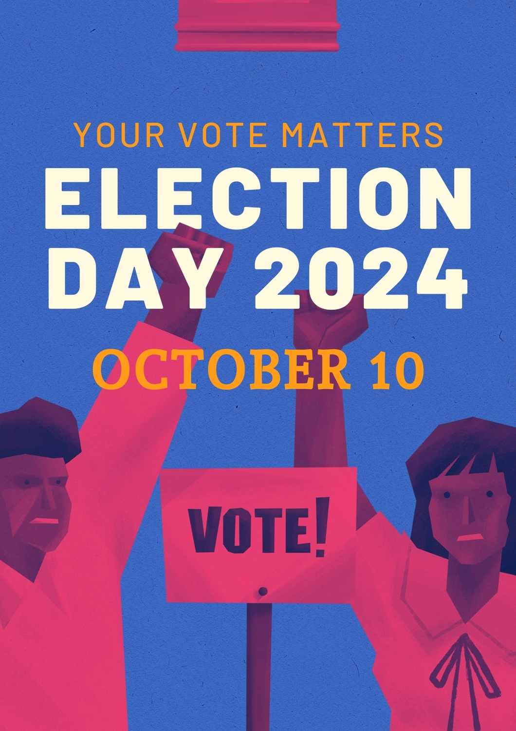 Modern Election Day Poster Preview