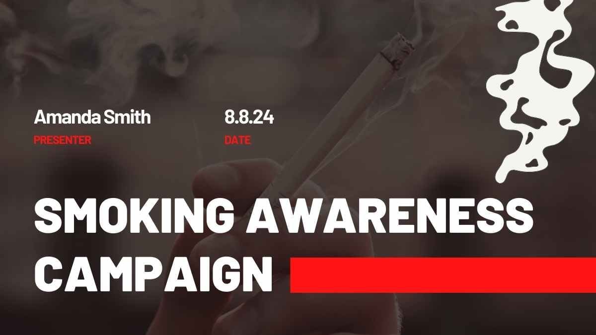 Modern Minimal Smoking Awareness Campaign Preview