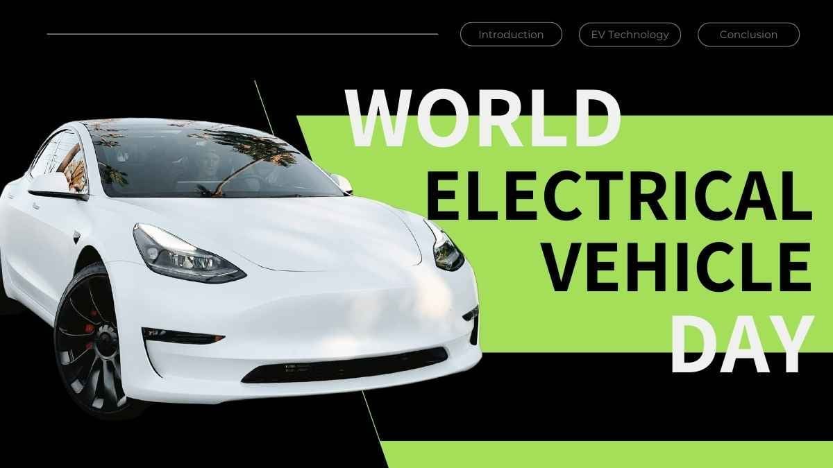 Modern Minimal World EV Electric Vehicles Day Preview
