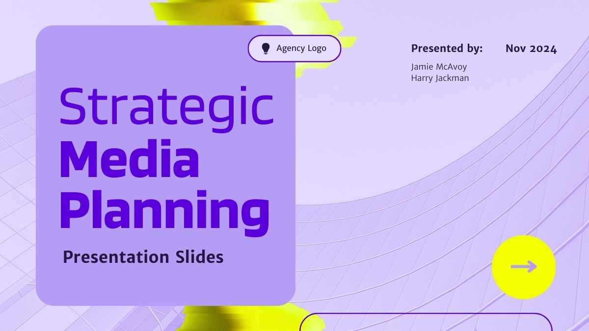 Modern Strategic Media Planning Slides Preview