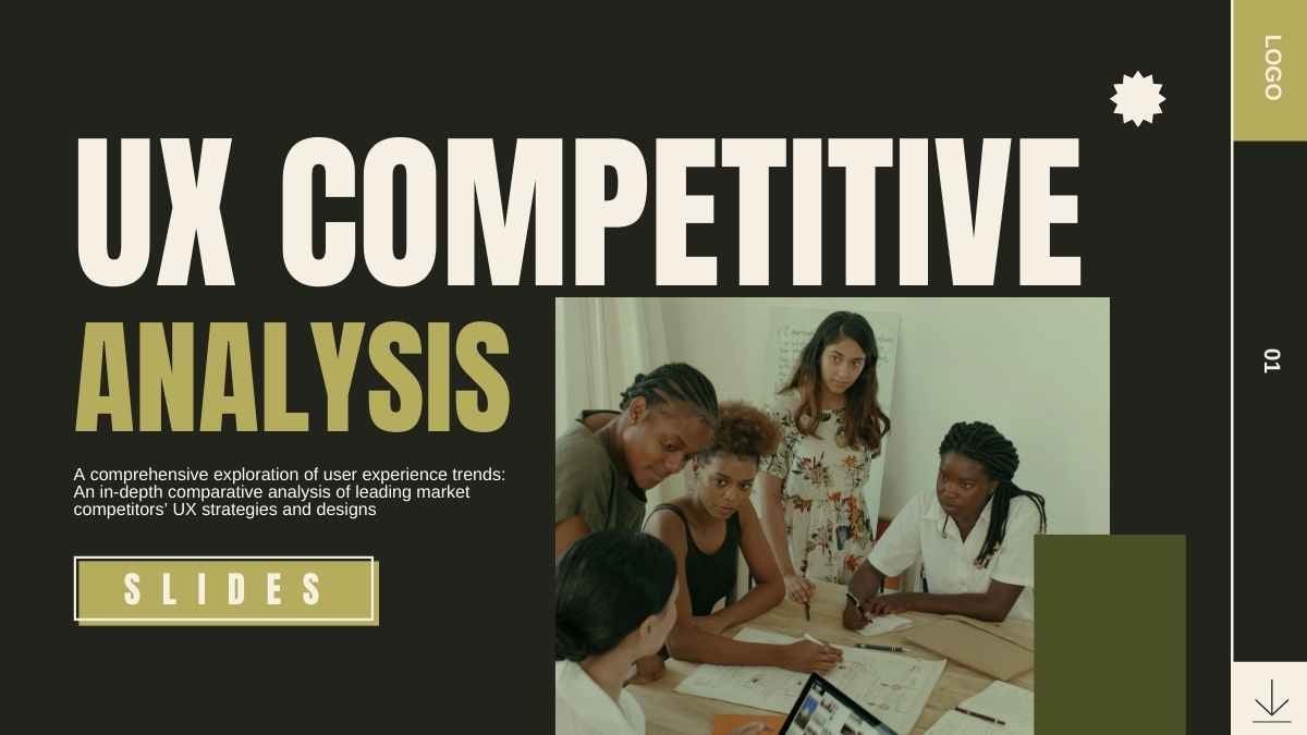 Modern UX Competitive Analysis Slides Preview