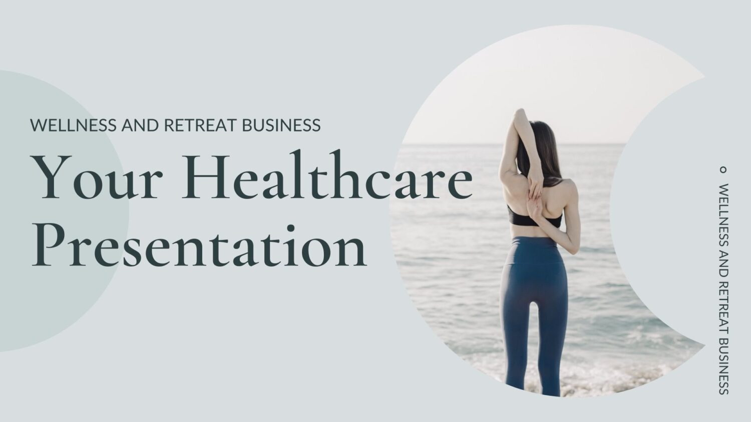 Muted Green Minimal Geometric Wellness and Retreat Business Slides Preview