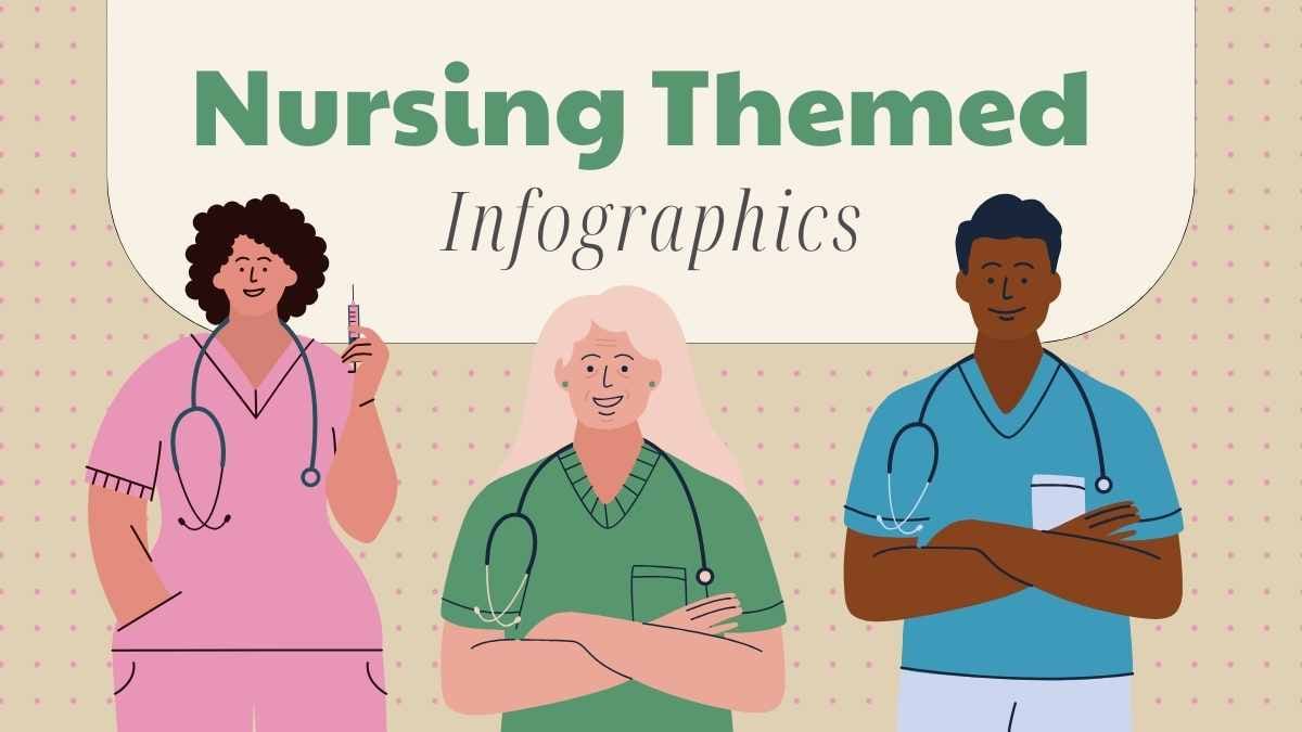 Pastel Illustrated Nursing Themed Infographics Preview