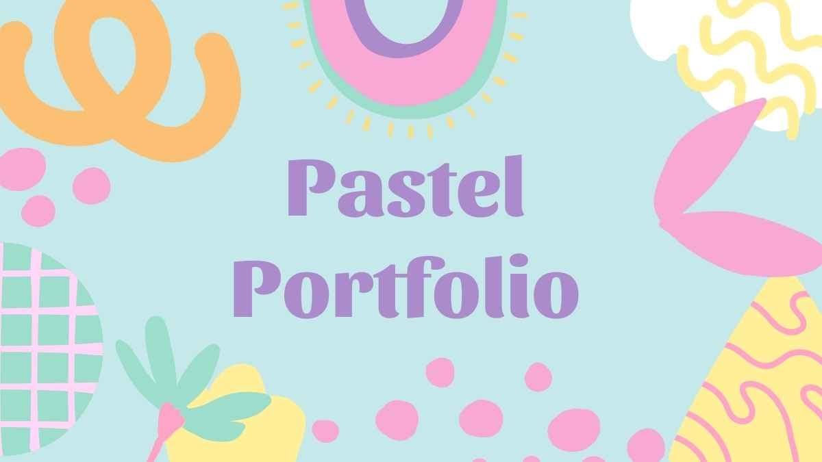 Pastel Portfolio Illustrative Business Slides Preview