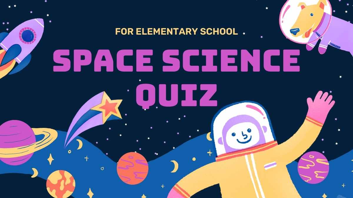 Illustrated Space Science Quiz Slides Preview