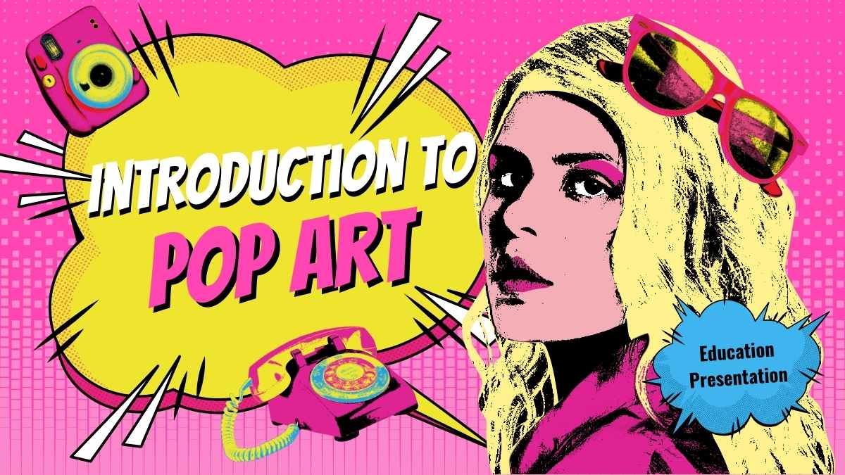 Retro Introduction to Pop Art Lesson Preview