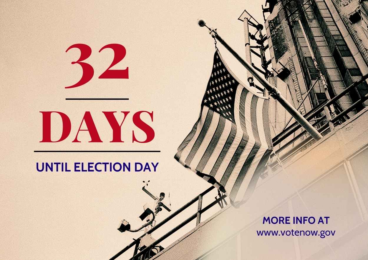 Simple Countdown to Presidential Election Poster Preview