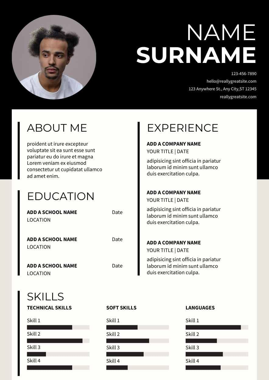 Simple Data Science Resume Preview