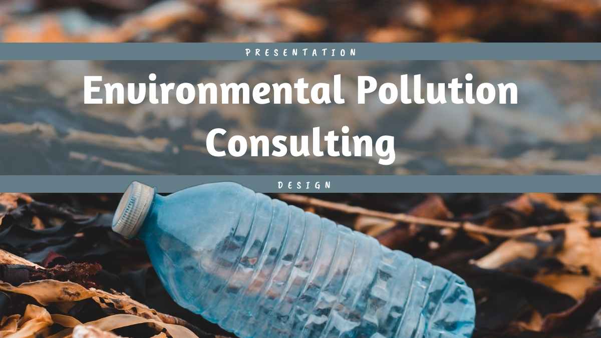 Simple Environmental Pollution Consulting Slides Preview