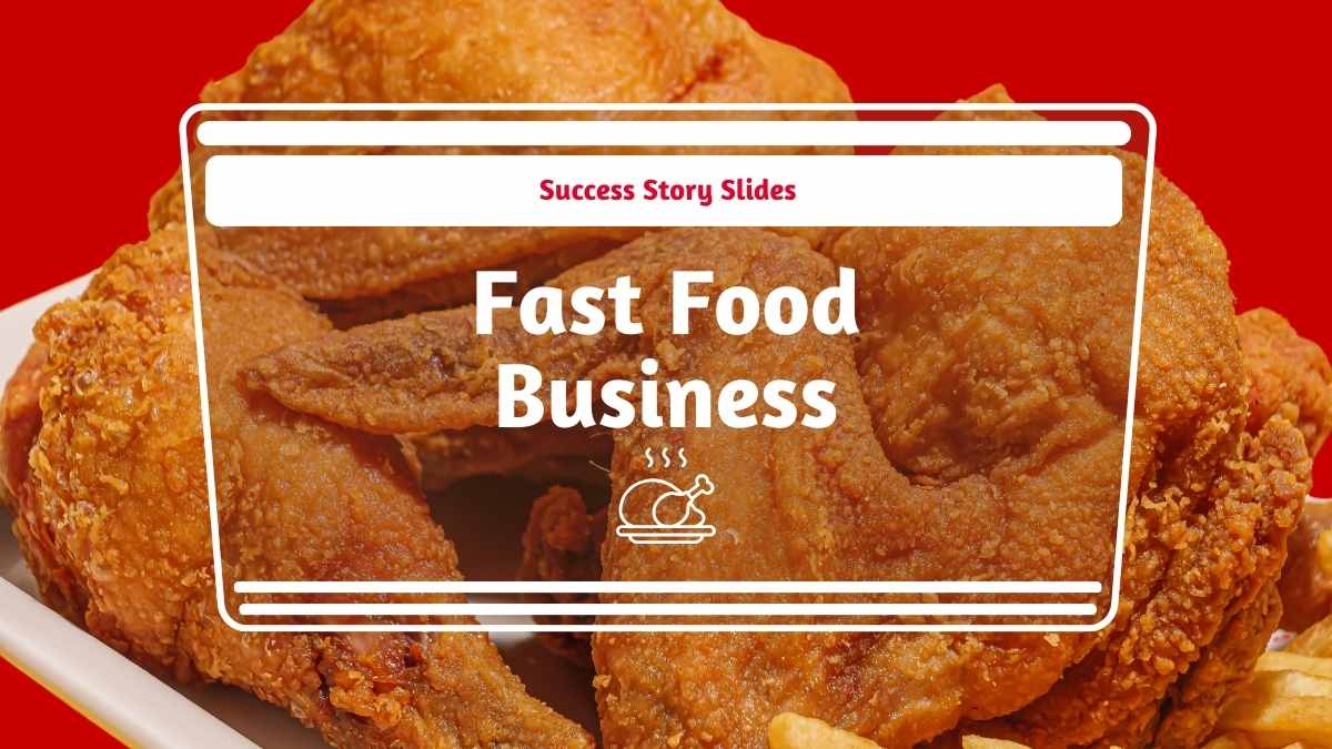 Simple Fast Food Business Success Story Slides Preview
