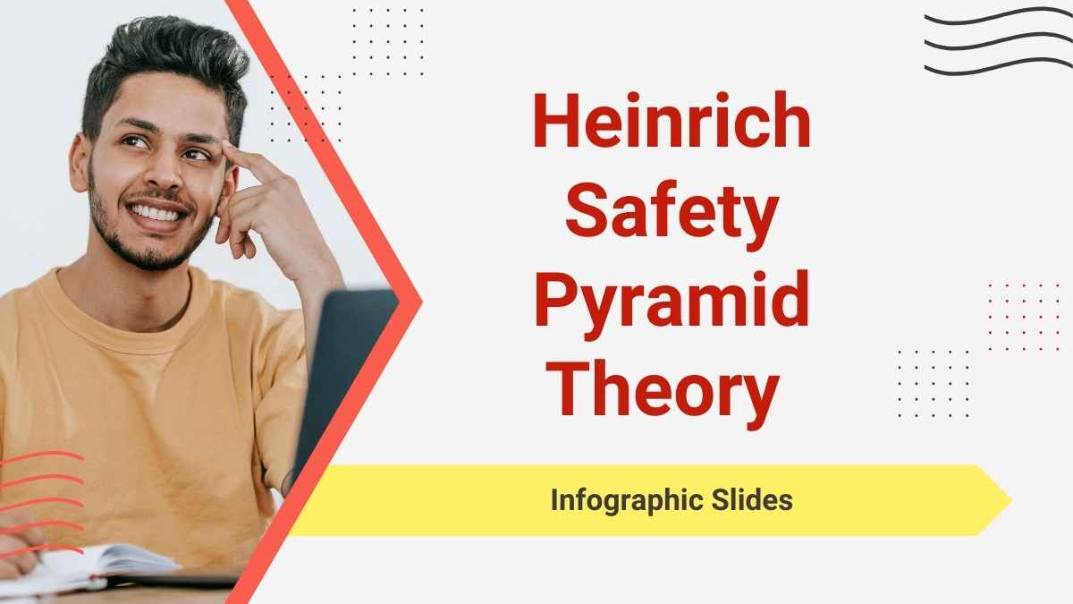 Simple Heinrich Safety Pyramid Theory Infographic Slides Preview